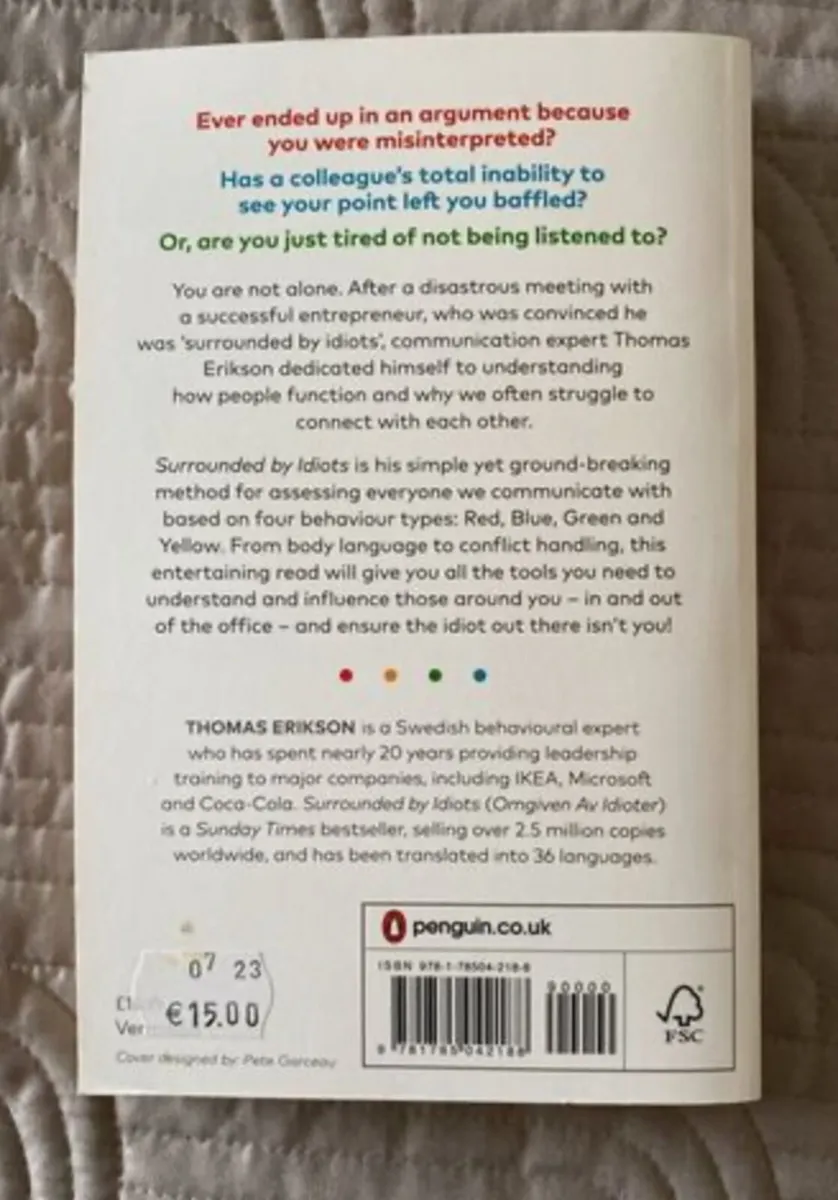 Book: Thomas Erikson: Surrounded by Idiots - Image 2