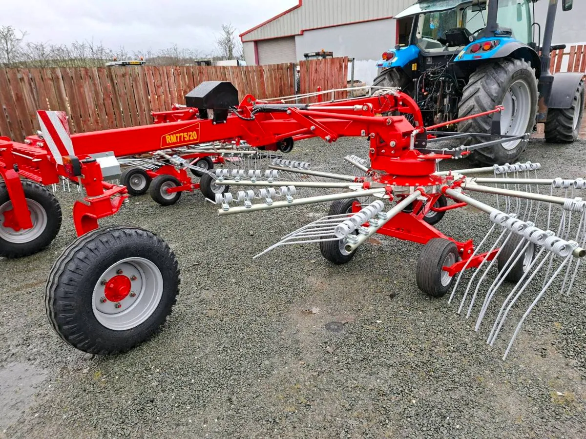 25ft/30ft double rotor Morra rakes - Image 1