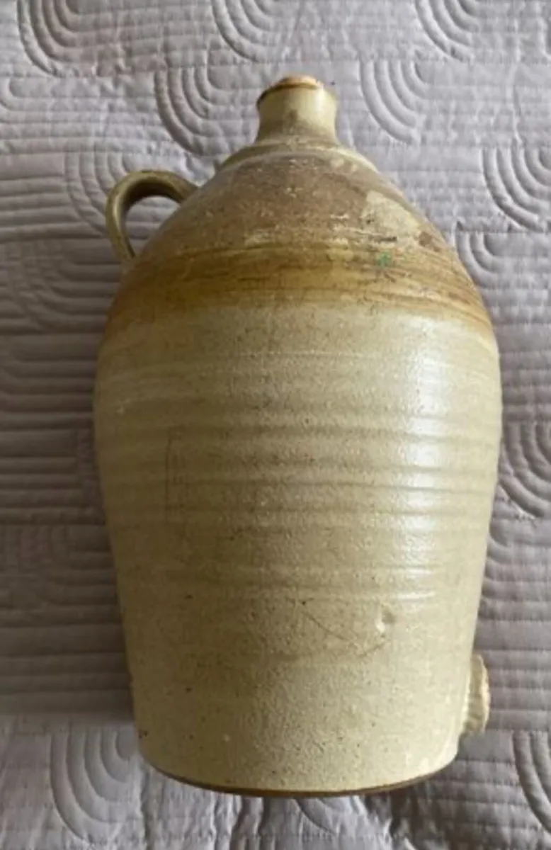 Large Vintage Stoneware Flagoon - Image 1