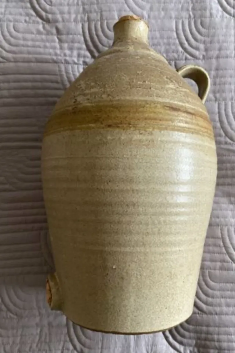 Large Vintage Stoneware Flagoon - Image 3