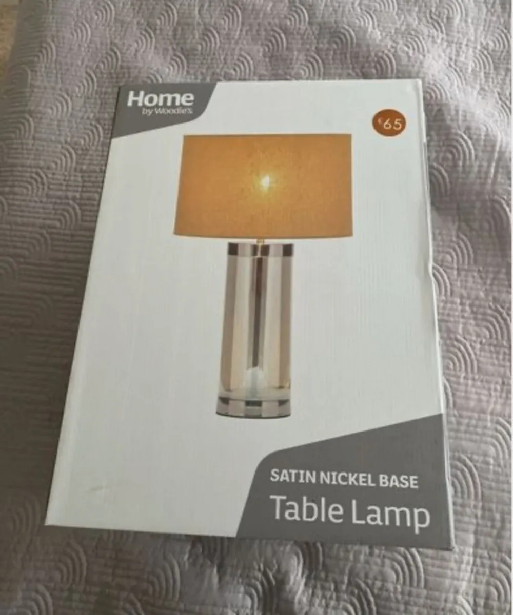 Lamp - Satin Nickel/Ochre- Woodies - Image 1