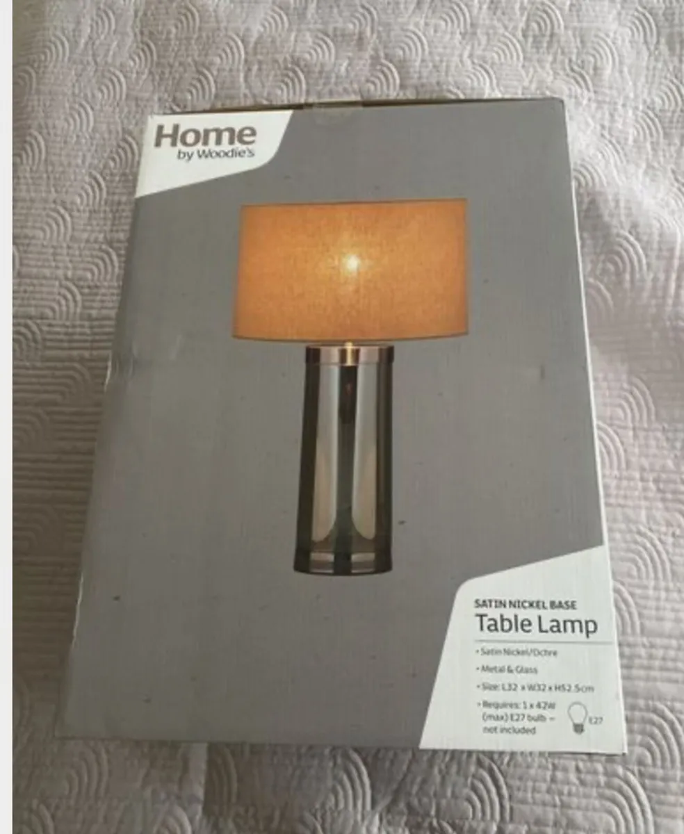 Lamp - Satin Nickel/Ochre- Woodies - Image 3