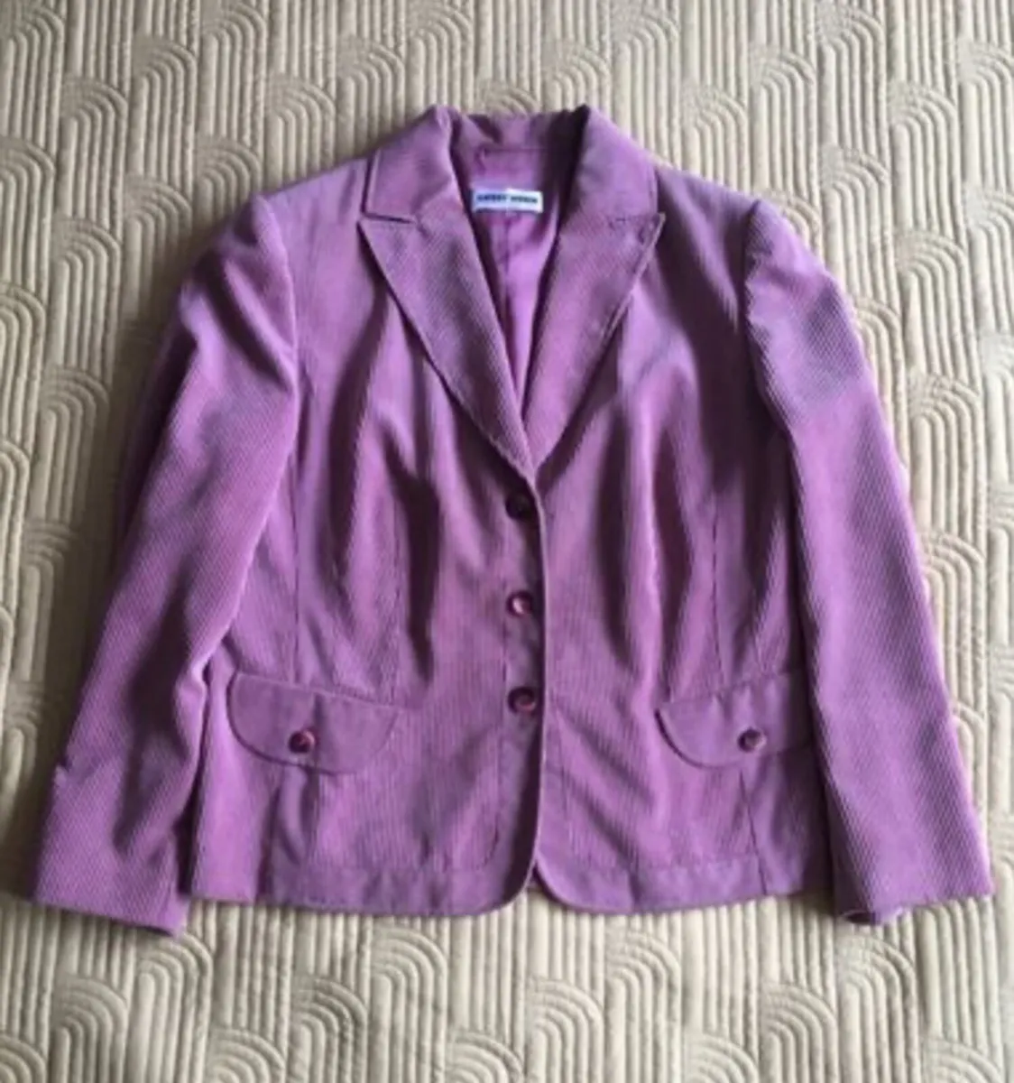 Gerry Weber Cord Blazer Jacket Size 16 - Image 2