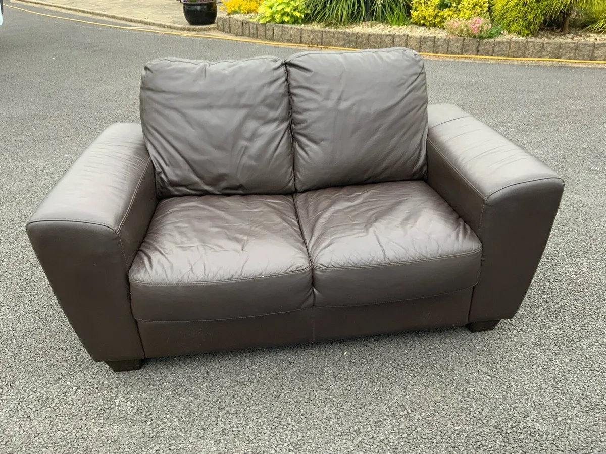 Leather suite singles 250euro the LOT (make offer - Image 2