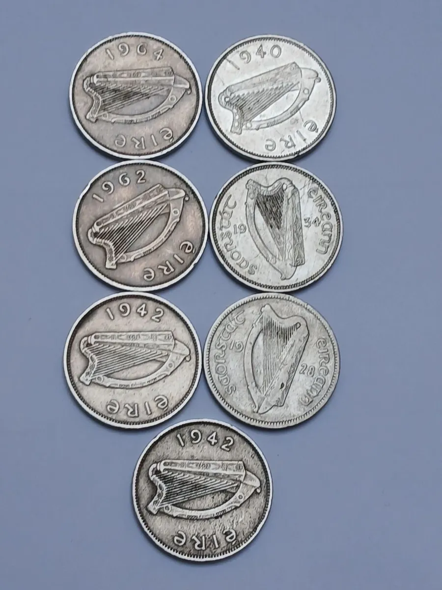 6d reul irish coins - Image 2