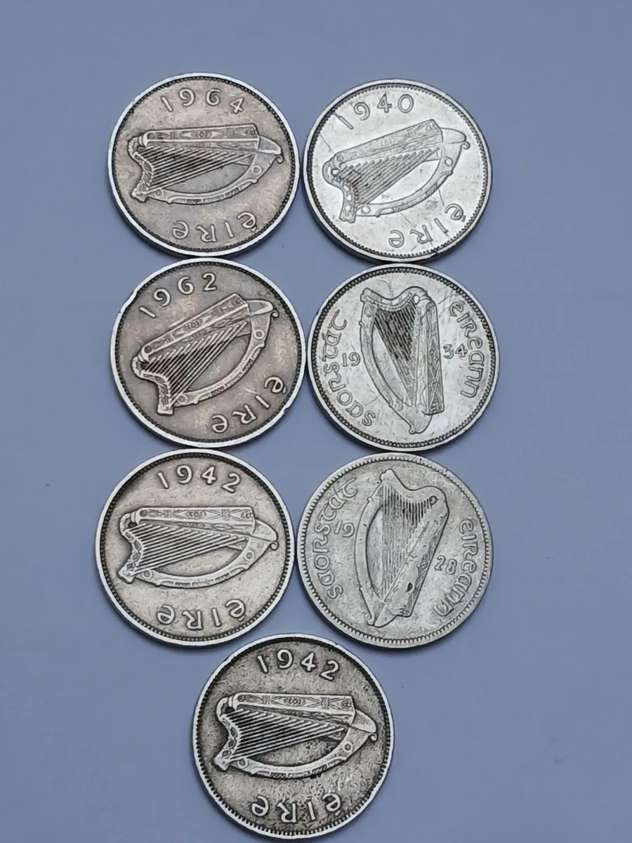 6d reul irish coins - Image 4