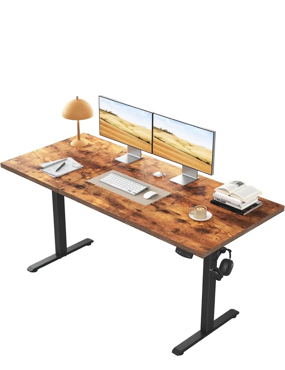 Height-Adjustable Desk, Electric Sit-Stand Office - Image 1