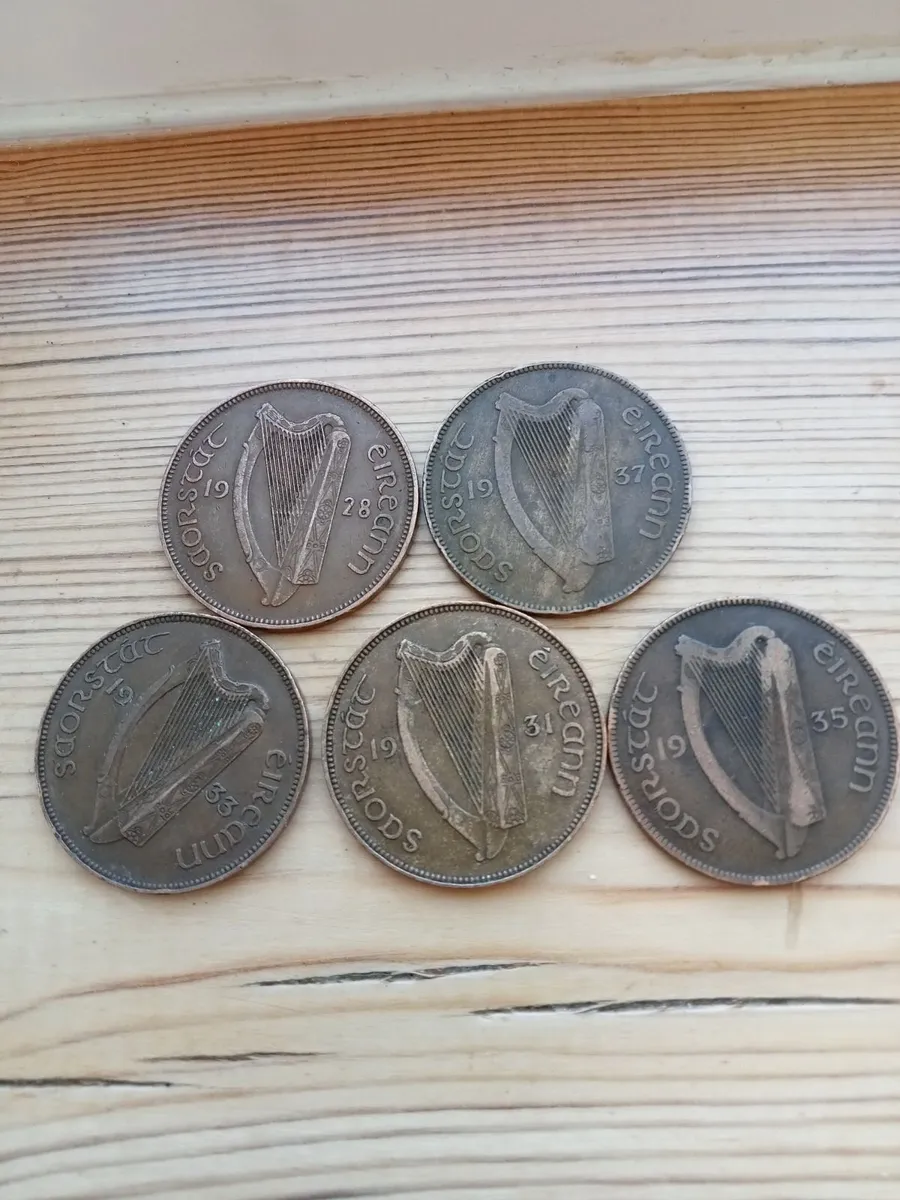 1d pingin irish coins - Image 2