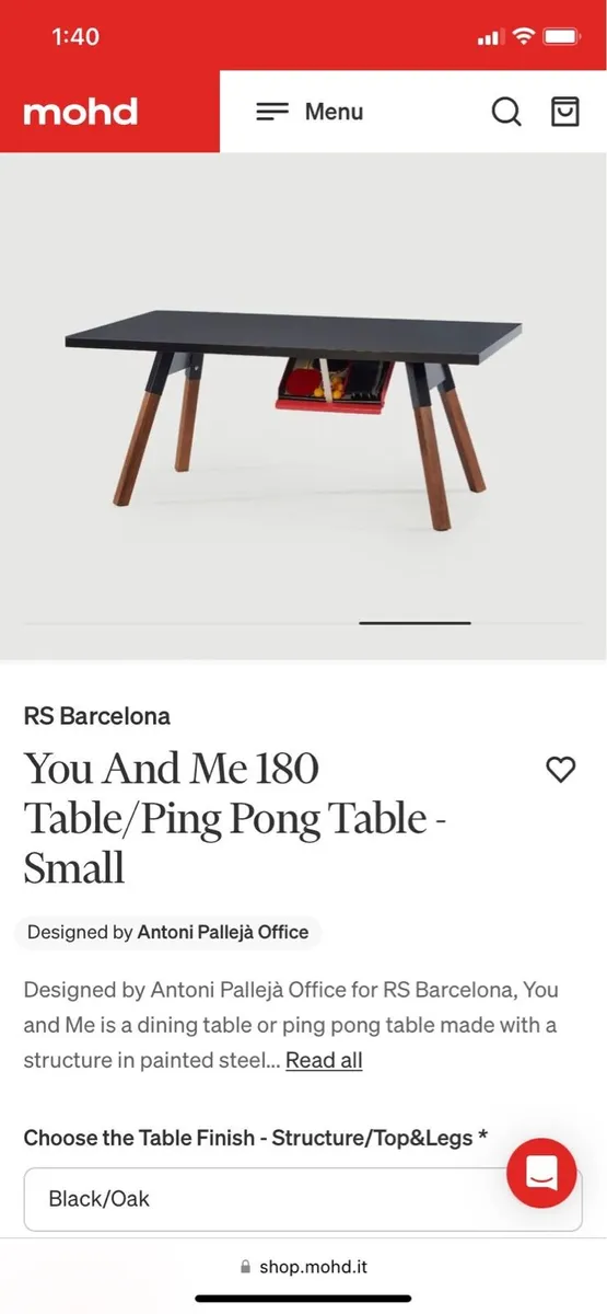 RS Barcelona ping pong / table tennis new in box - Image 1