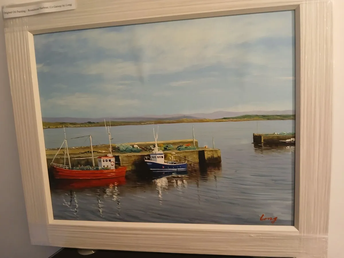 Original oil painting framed connamara cogalway - Image 1