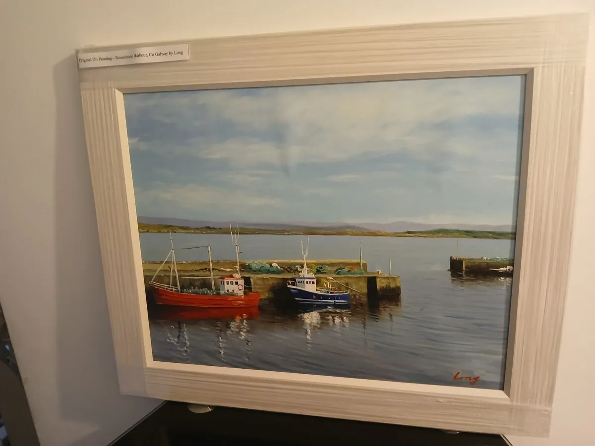Original oil painting framed connamara cogalway - Image 2