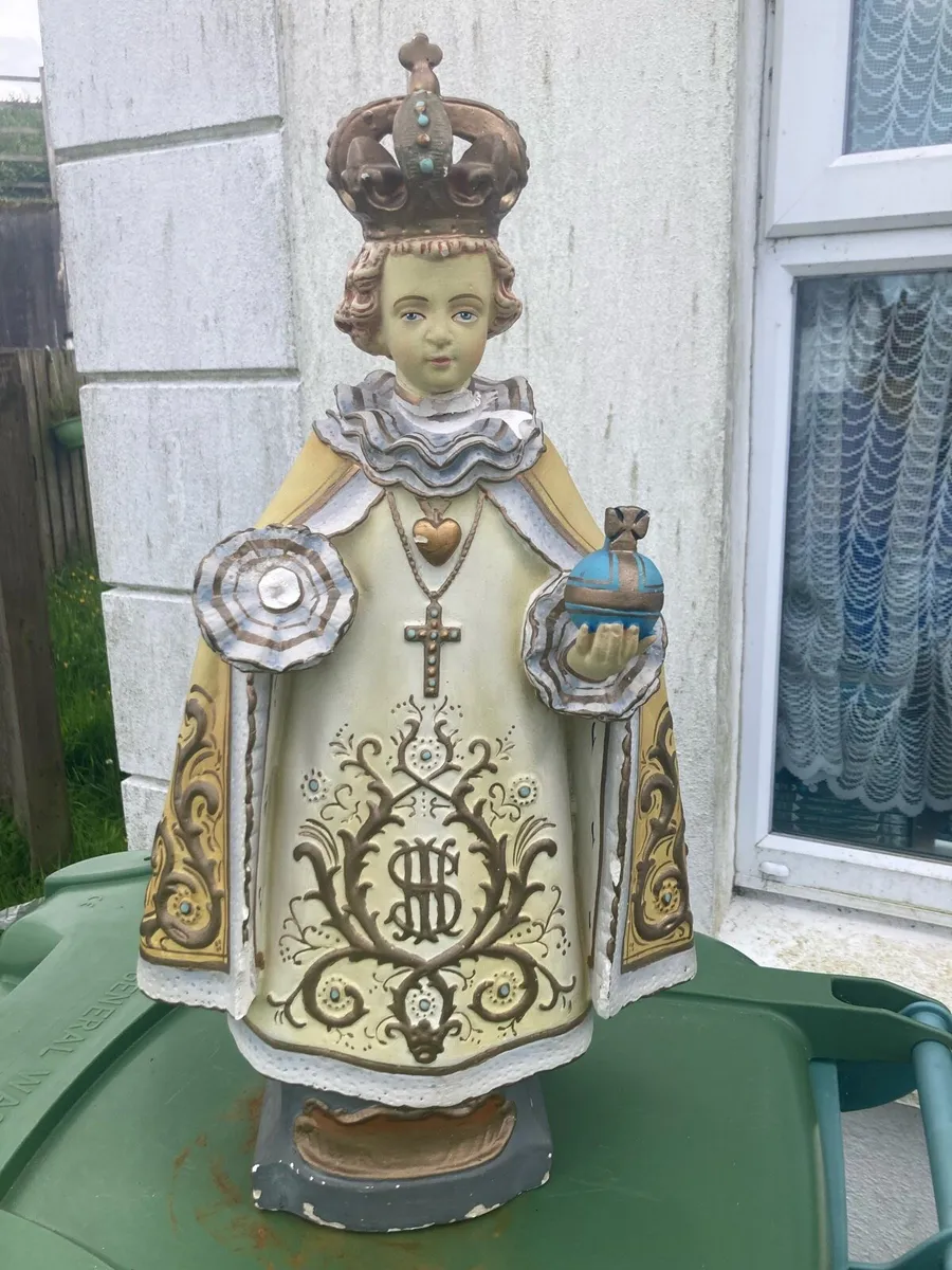 21 inch tall child of Prague figure - Image 1