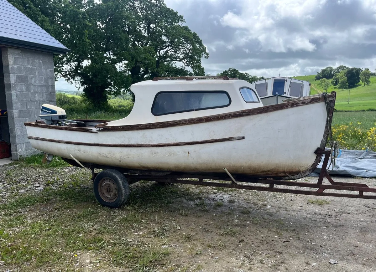 16ft Boat with 6hp Evinrude Outboard - Image 2