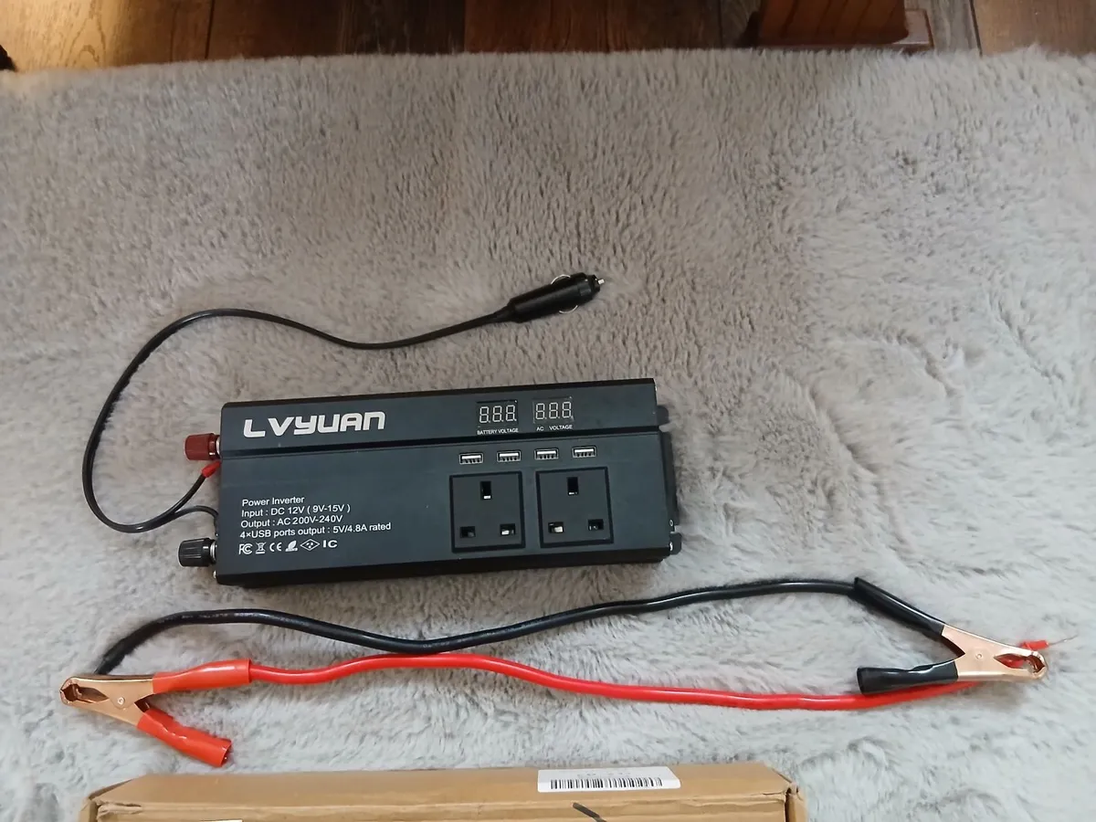 1200 watt Power Inverter 12v to 220v - Image 2