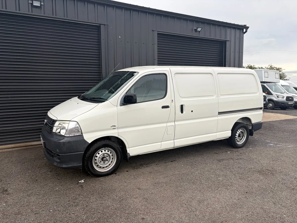Toyota Hiace LWB 76k MILES - GENUINE - Image 3