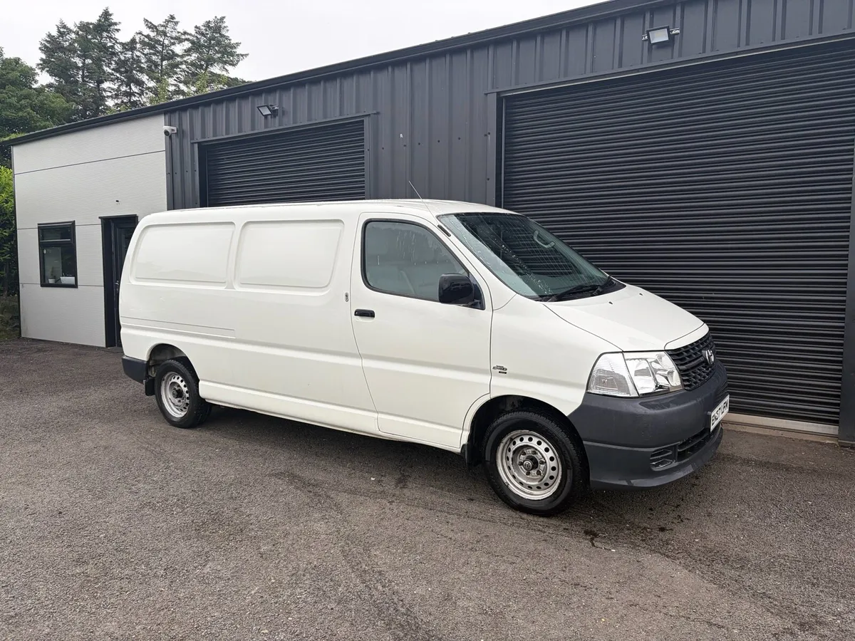Toyota Hiace LWB 76k MILES - GENUINE - Image 1