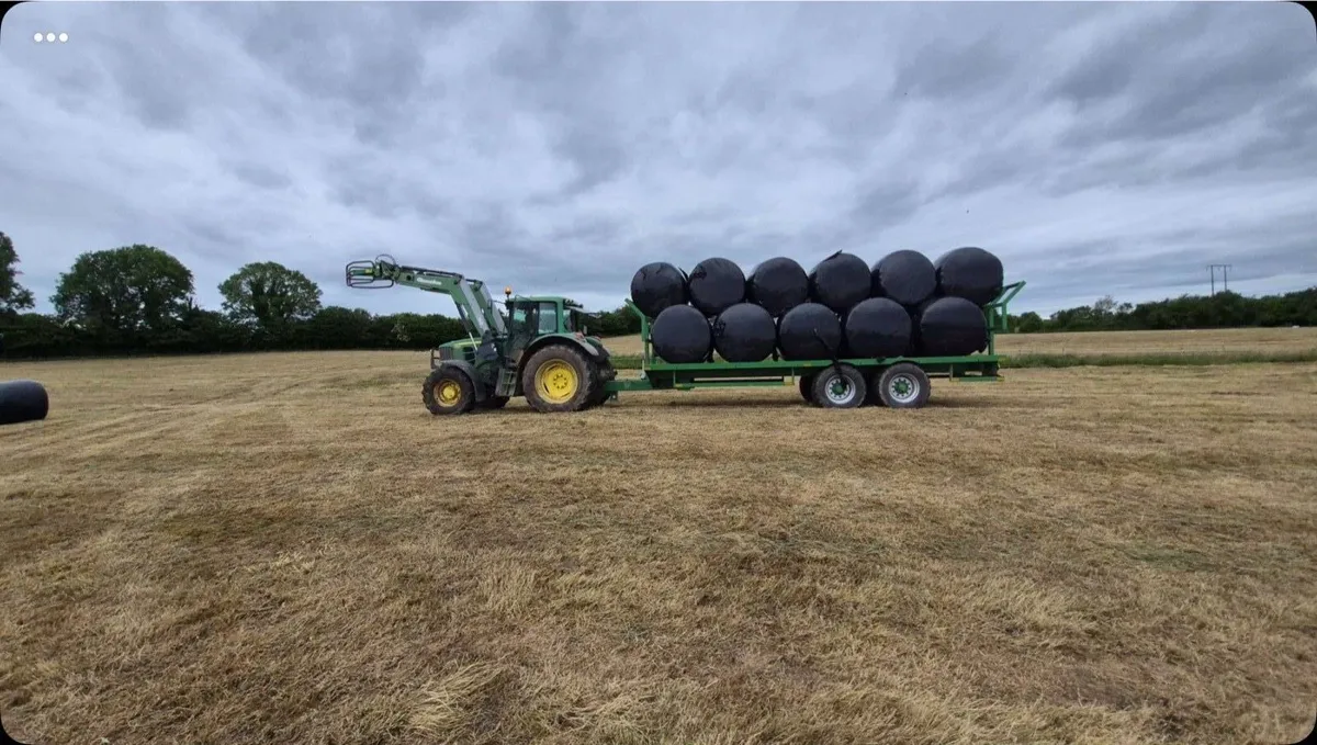 24ft bale trailer for hire - Image 1