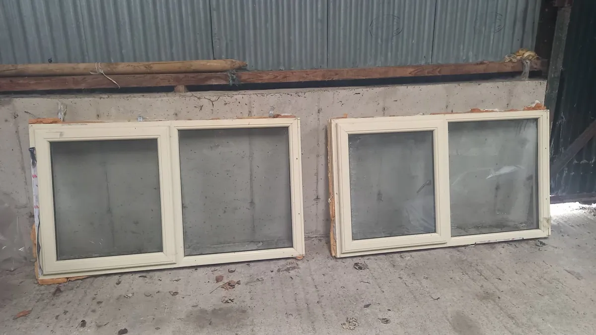 2 Cream Triple Glazed Windows Nenagh - Image 1