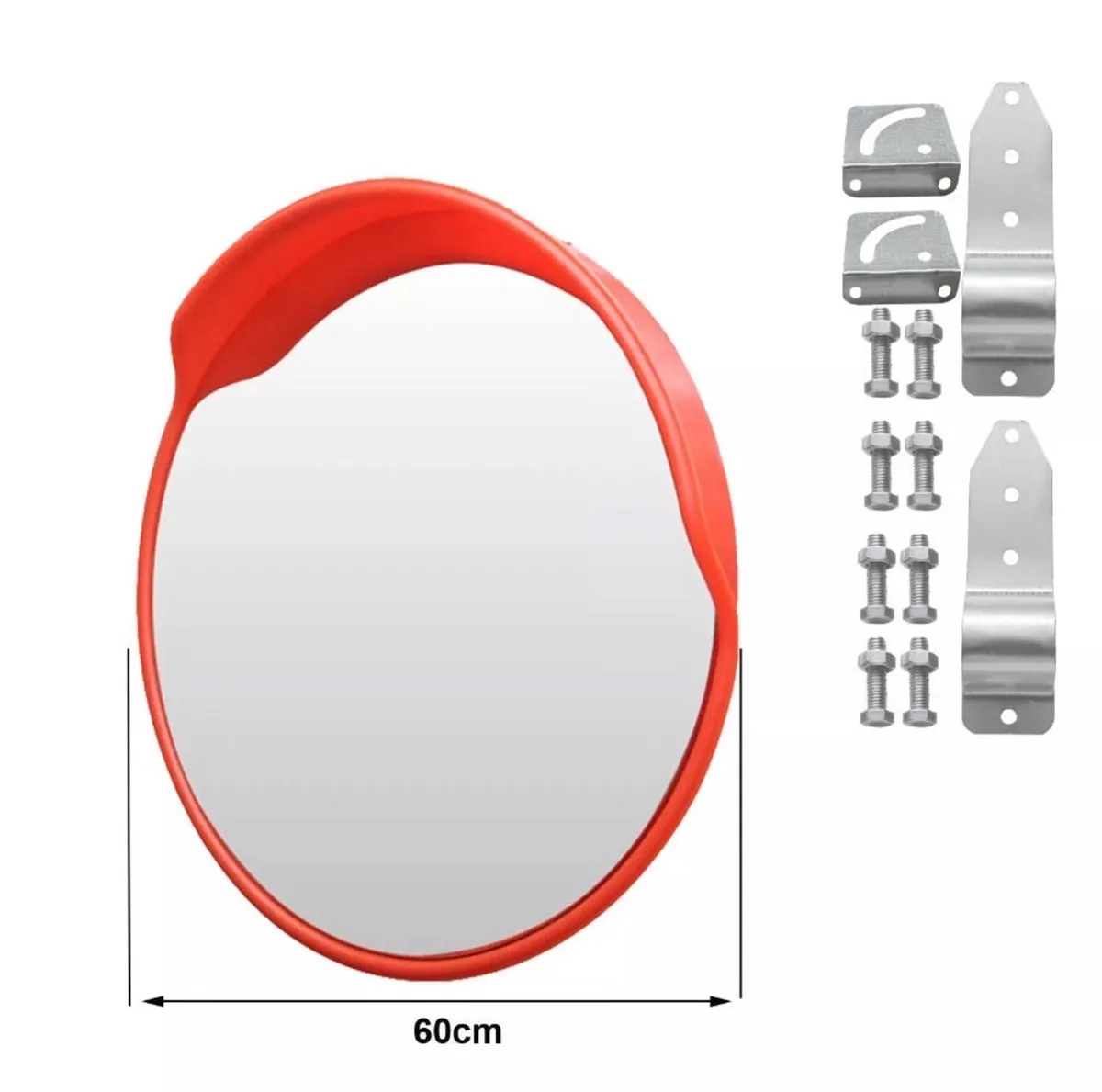 NEW 60cm Driveway Convex Curved Safety Mirror - Image 2