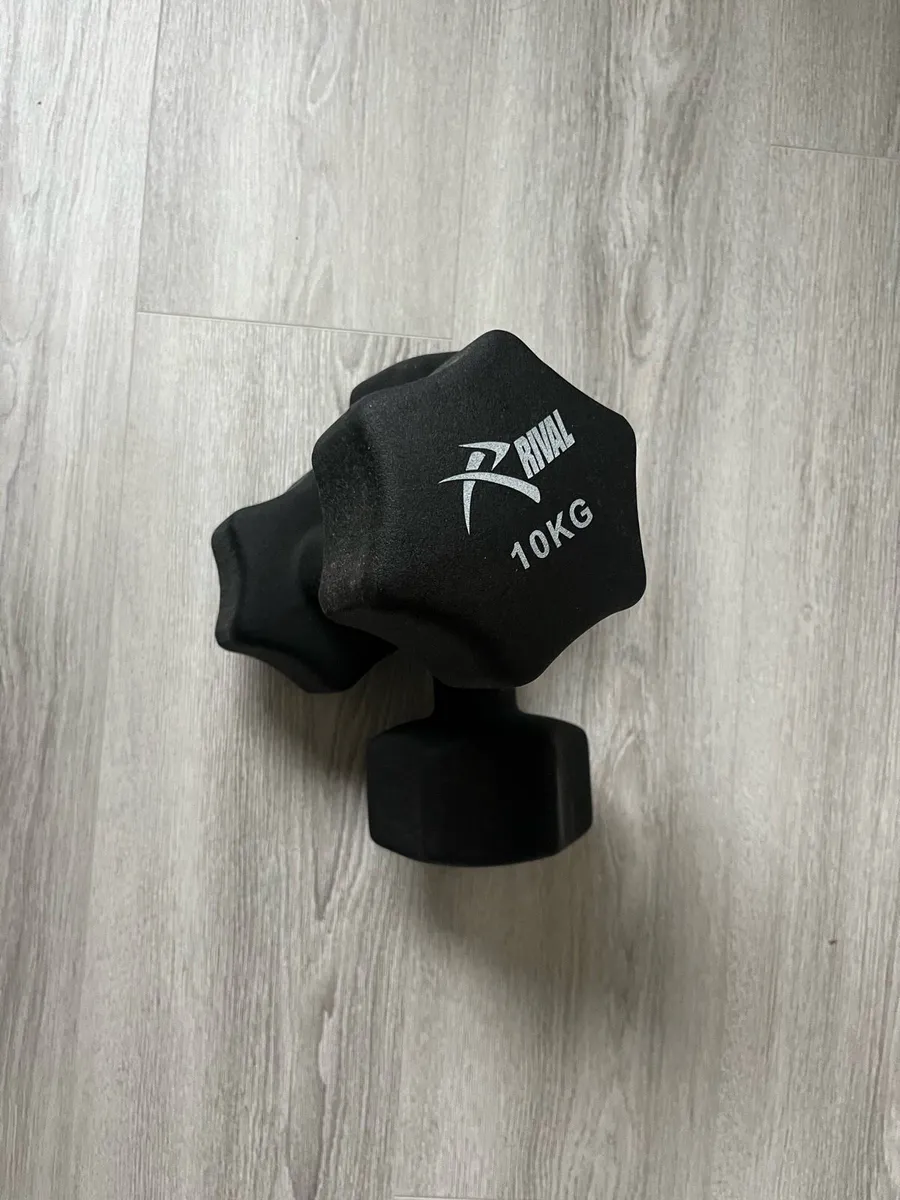 10kg dumbbells - Image 1
