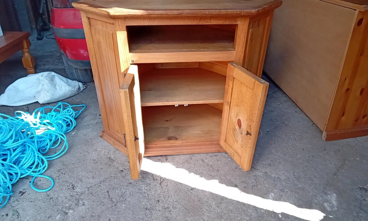 Solid Mexican Pine TV Unit - Image 2