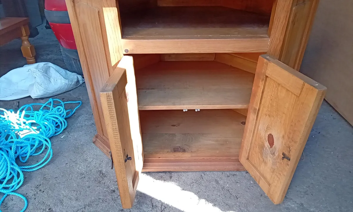 Solid Mexican Pine TV Unit - Image 3