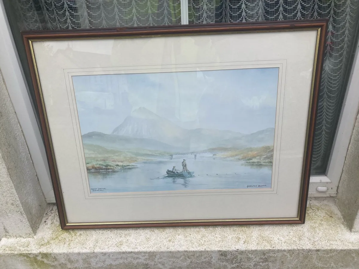 Mount Errigal Donegal framed print free postage - Image 1