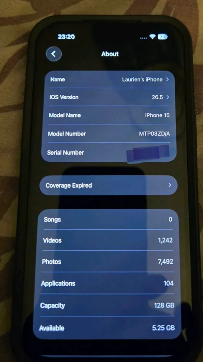 iPhone 15 perfect condition with otterbox case - Image 3