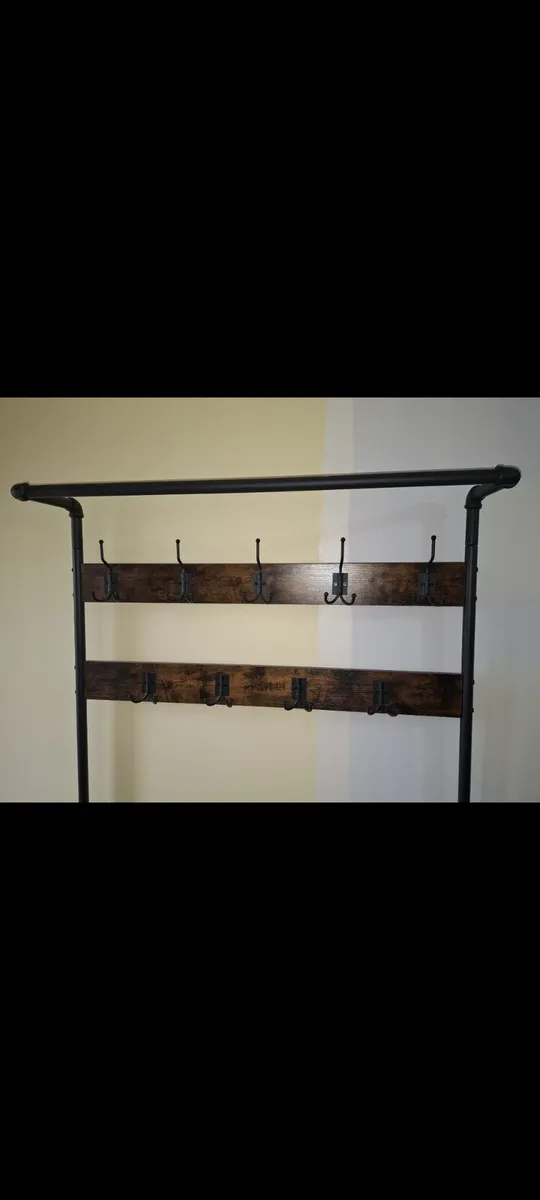 Hall stand. Coat rack with bench - Image 3