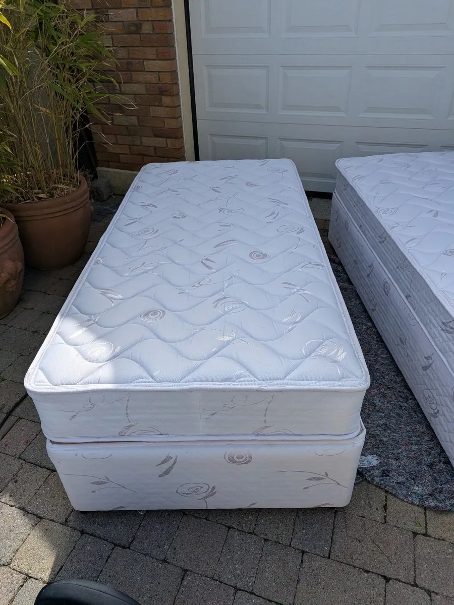 2 Matching Single Divan Beds – Excellent Condition - Image 3