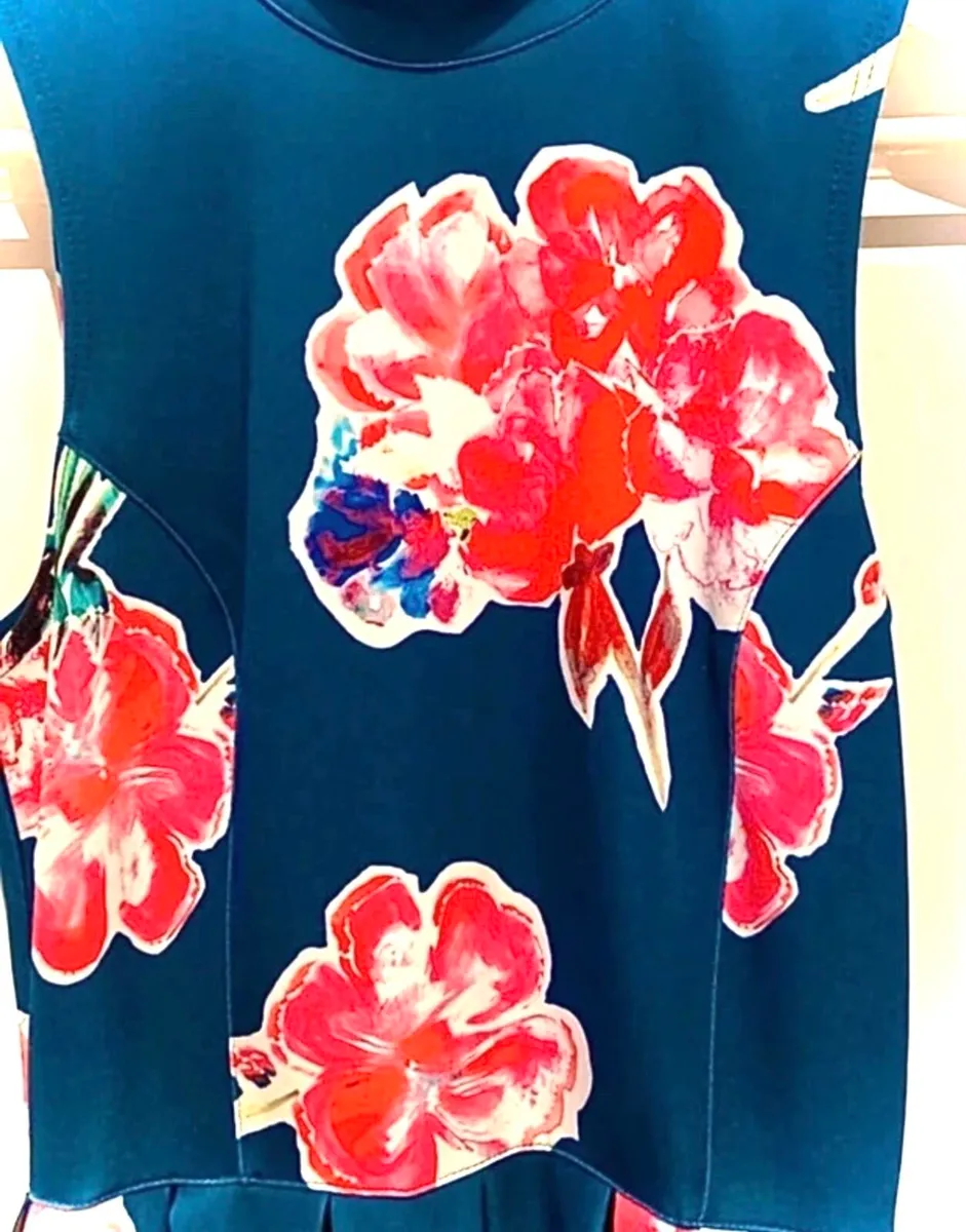 Superdry Floral Scuba Skater Dress - Image 4