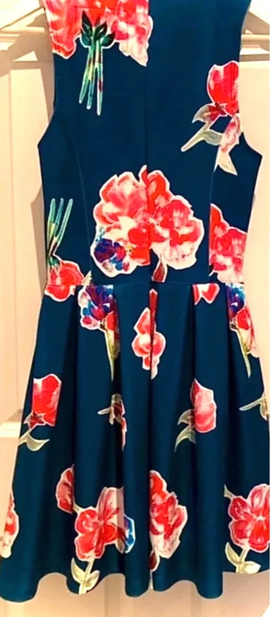 Superdry Floral Scuba Skater Dress - Image 2