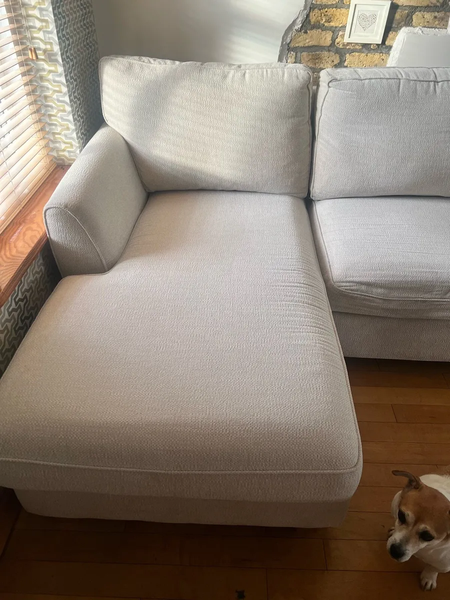 Right Facing Chaise Fabric Sofa - Image 3