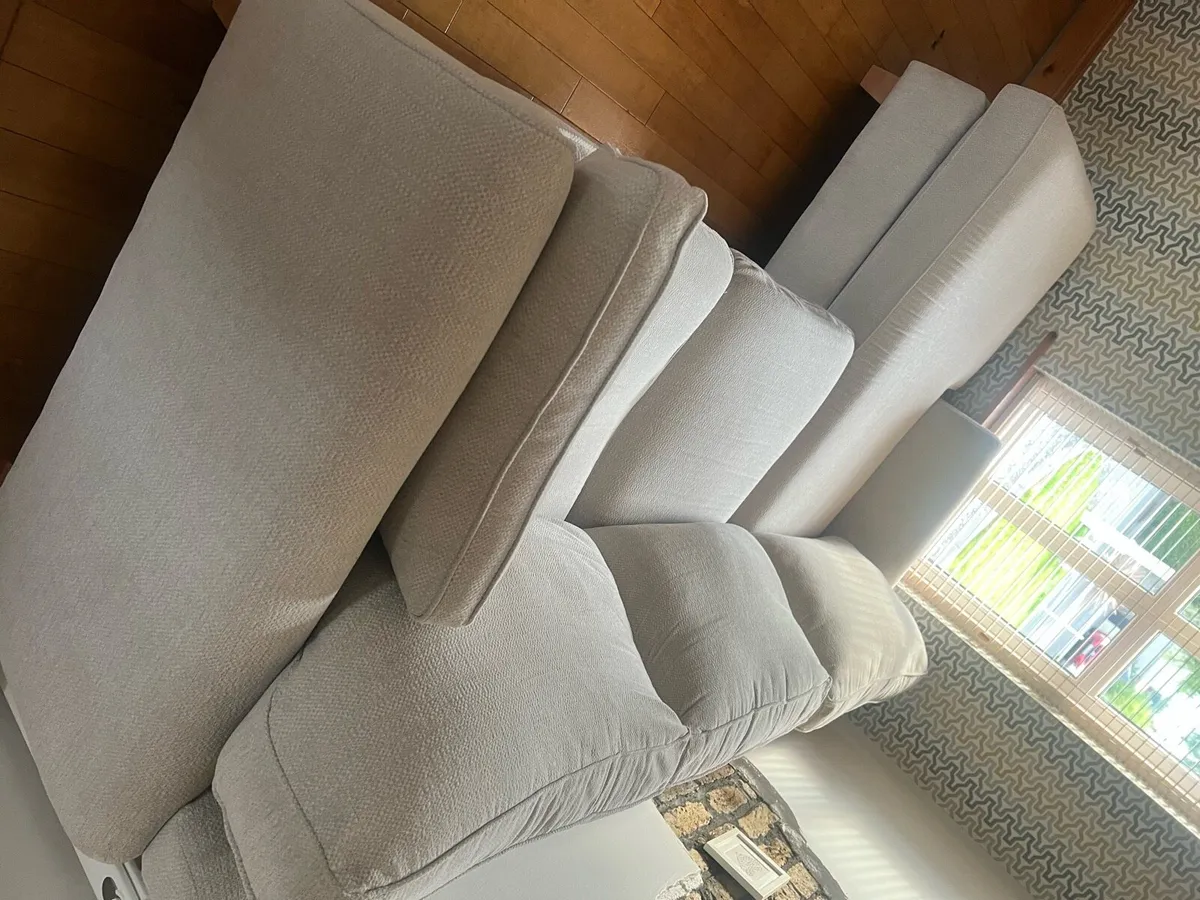 Right Facing Chaise Fabric Sofa - Image 4