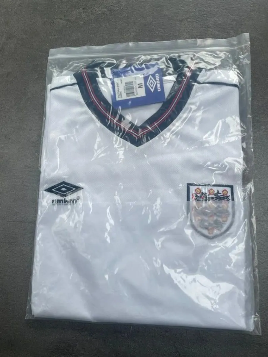 NEW- 1984/87 England Home Jersey