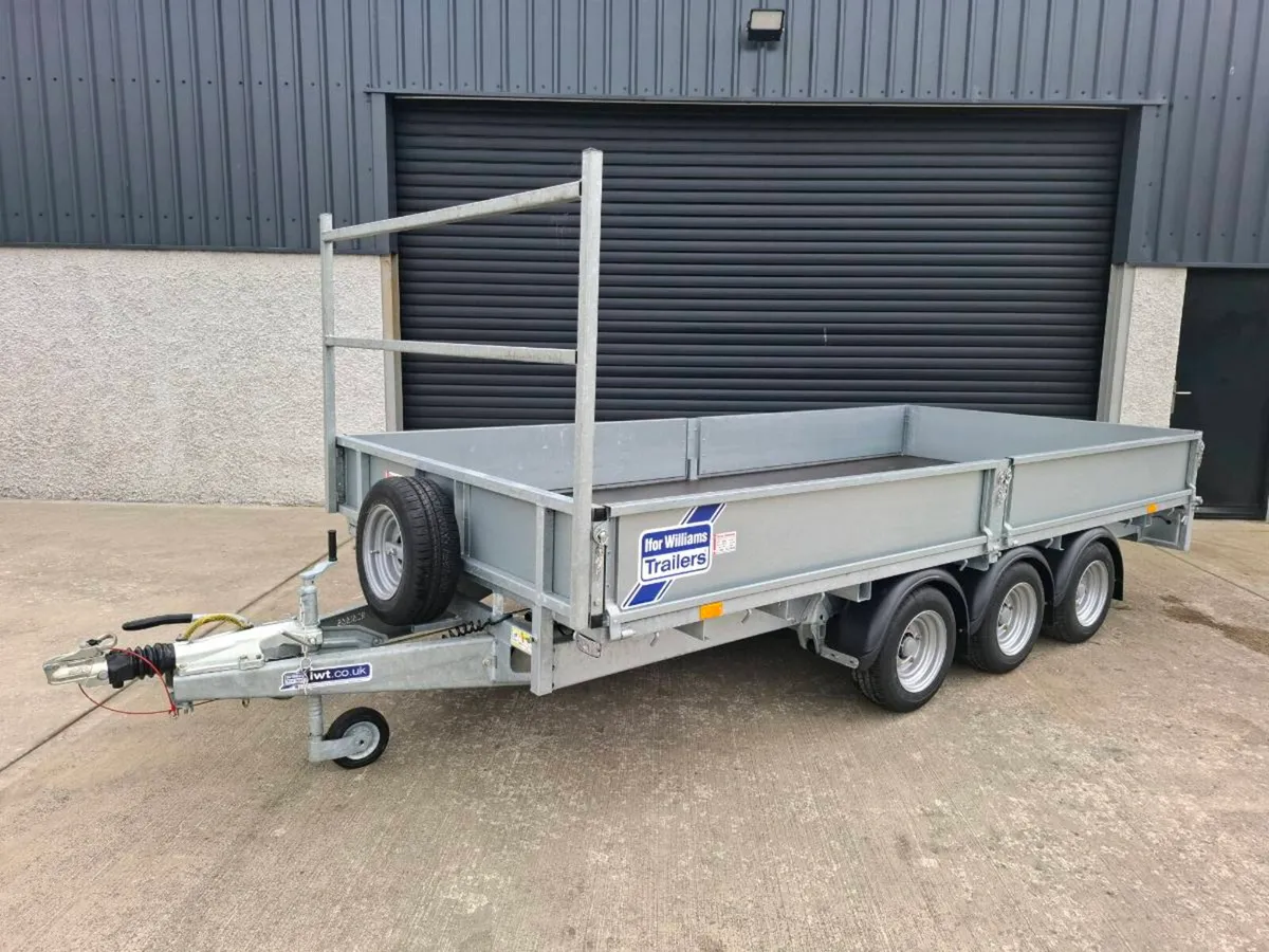 New Ifor williams 14ft x 6ft 6" tri axle trailer - Image 1