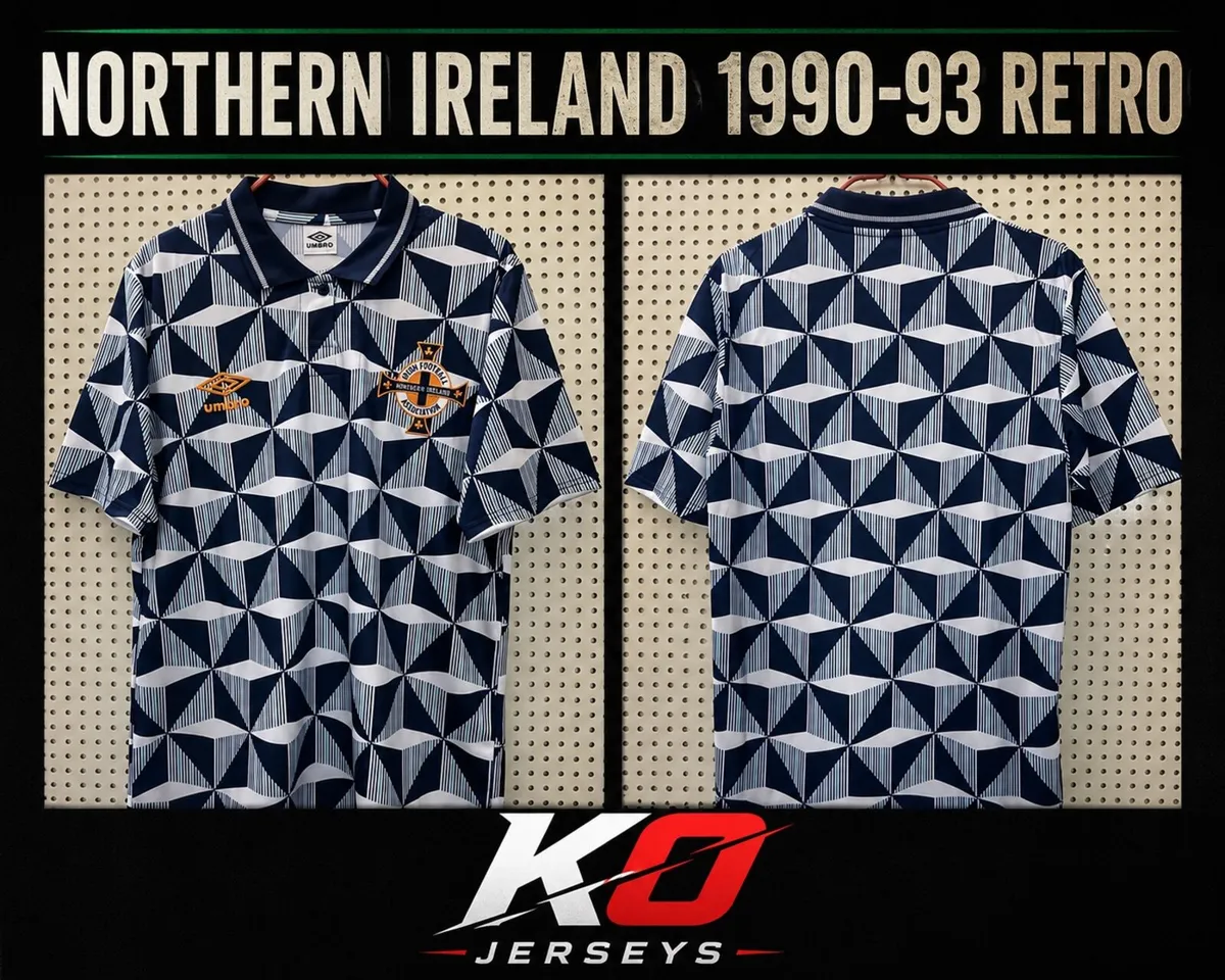 Northern Ireland Retro/2026 Jerseys & Kids Kits - Image 3