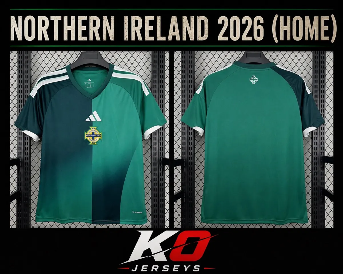 Northern Ireland Retro/2026 Jerseys & Kids Kits - Image 4