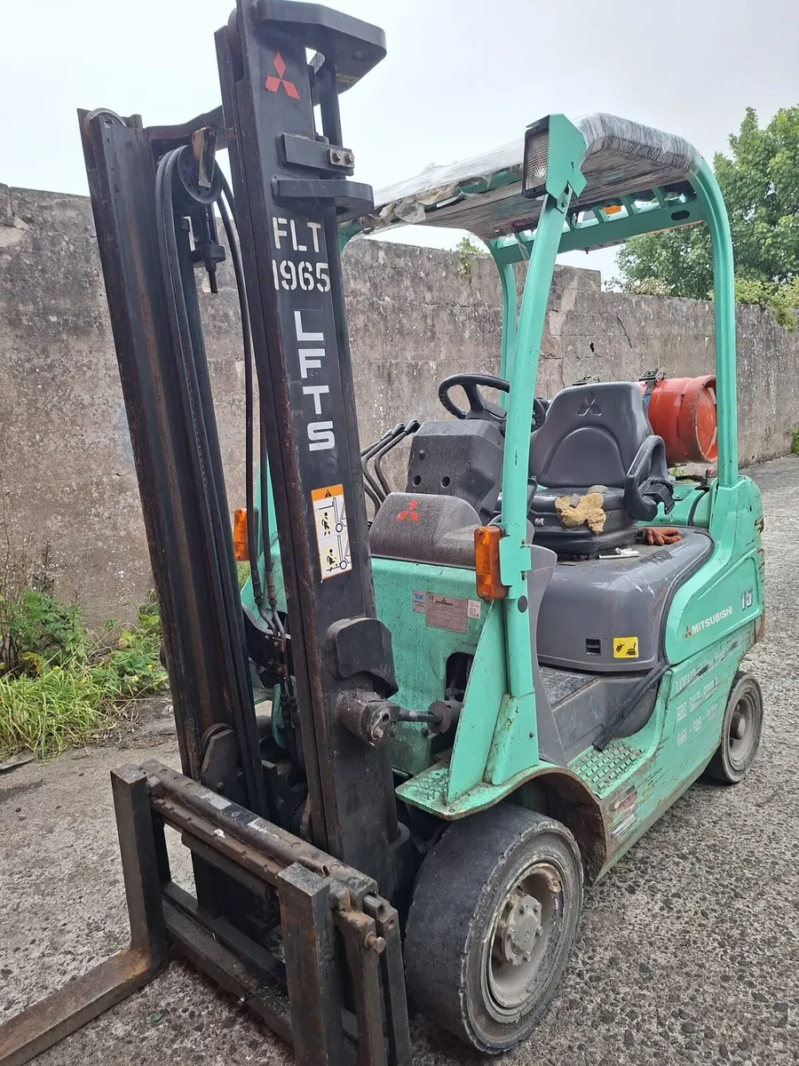 Mitsubishi FG15N 1.5 Tonne Gas/LPG Forklift - Image 1