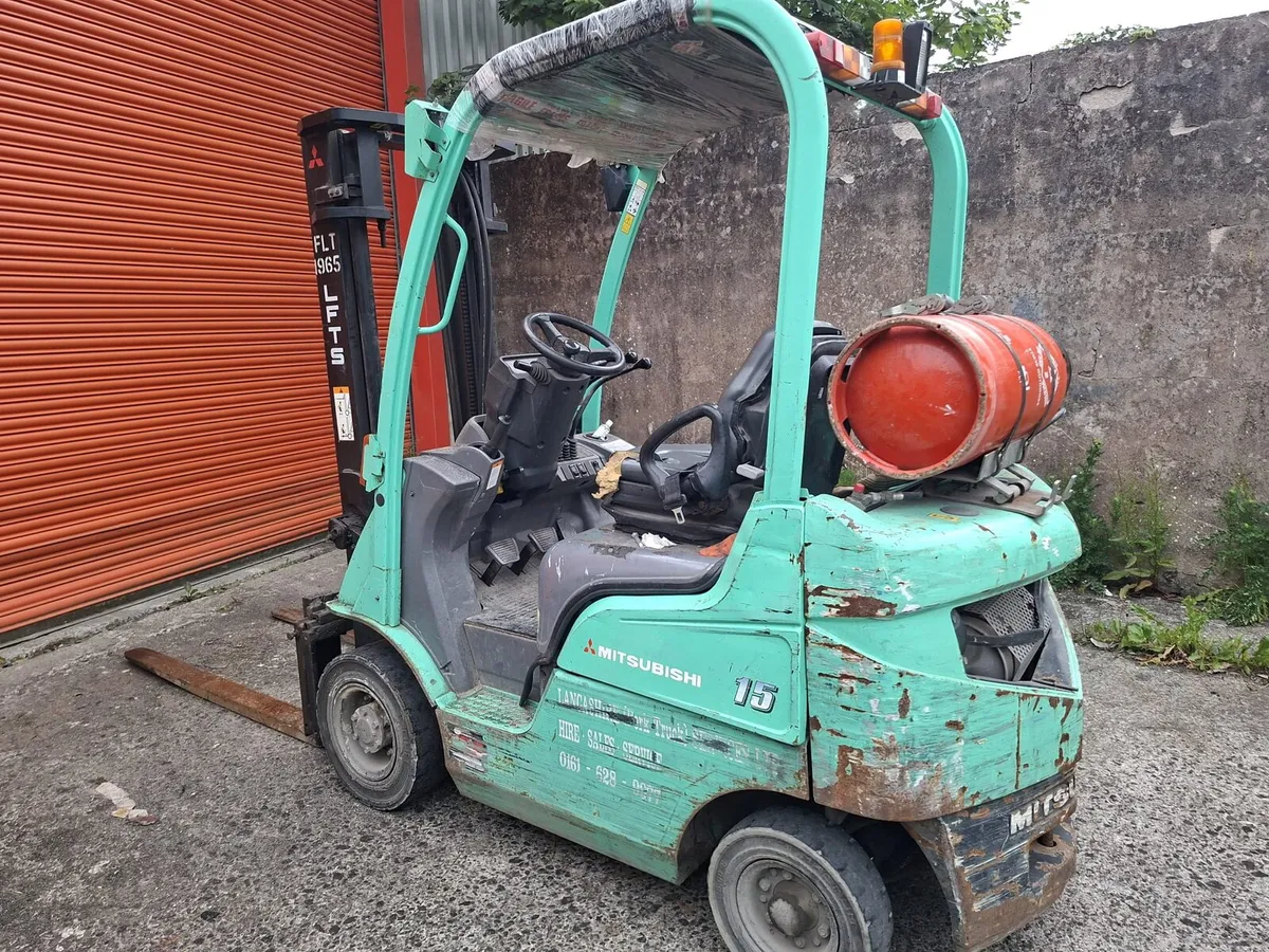 Mitsubishi FG15N 1.5 Tonne Gas/LPG Forklift - Image 4