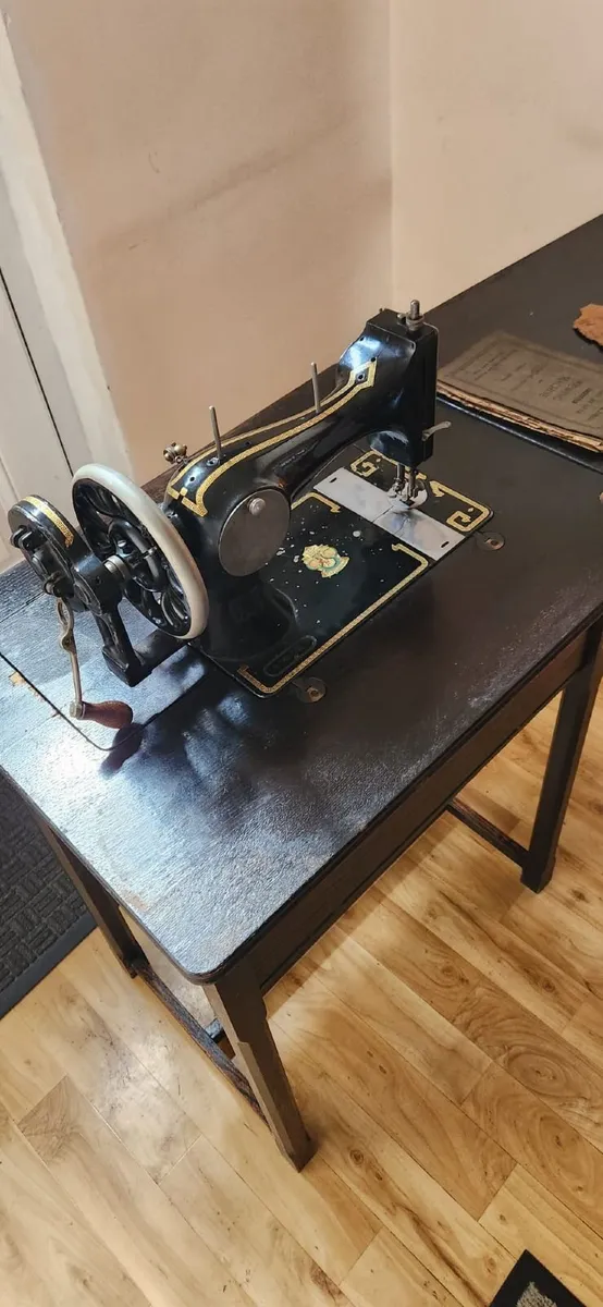 Antique Lockstitch Sewing Machine - Image 1