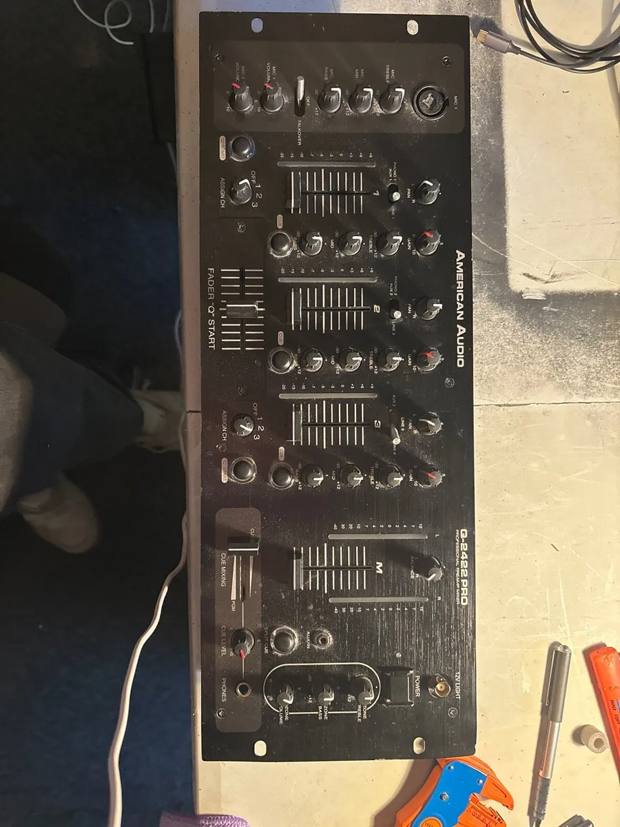American Audio Q-2422 Preamp Mixer - Image 1