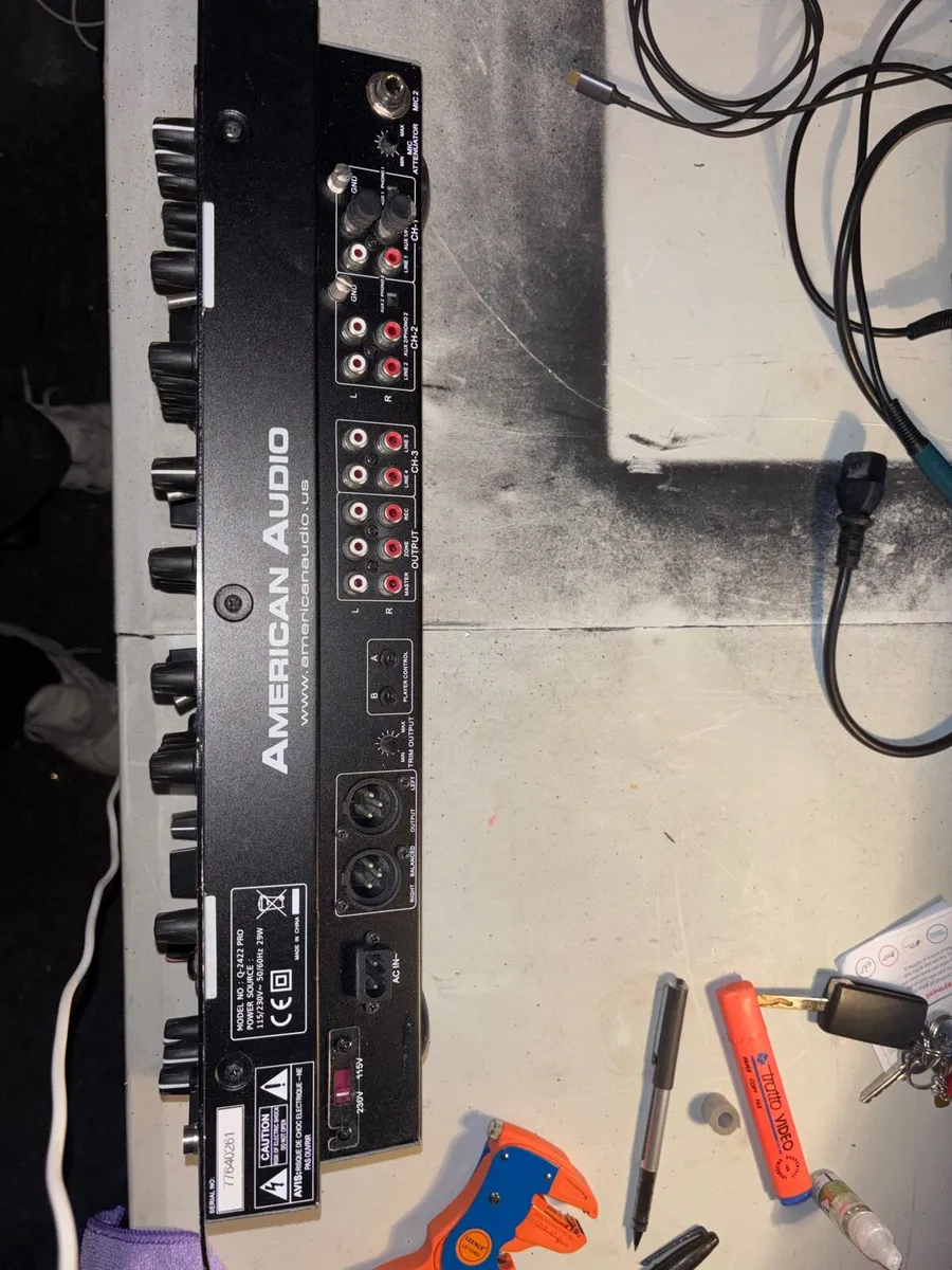American Audio Q-2422 Preamp Mixer - Image 2