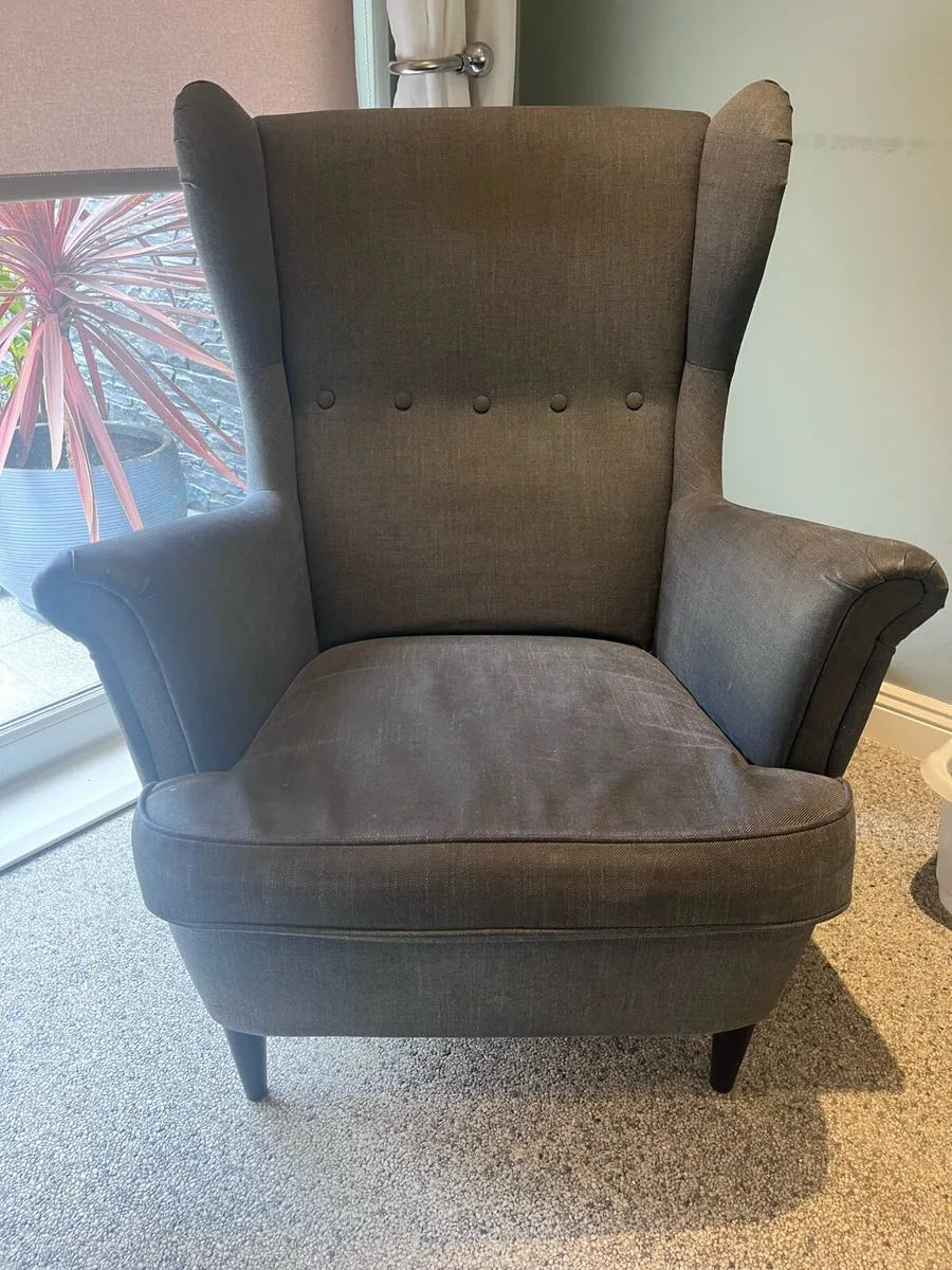 Armchair & 2 Kitchen Island Chairs - Image 1