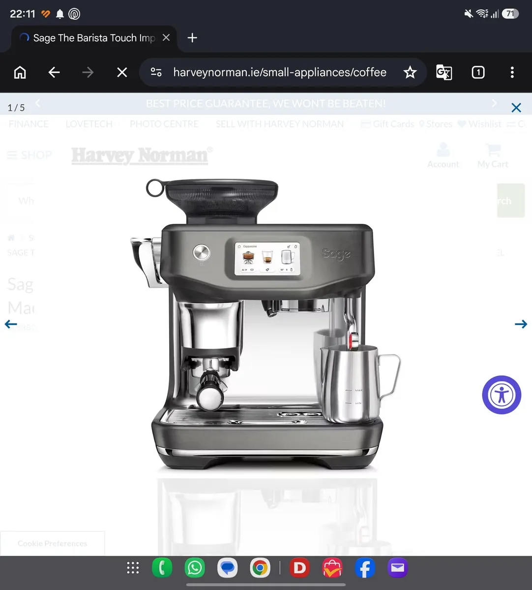Sage Barista Touch Impress WARRANTY+INSURANCE 6YRS - Image 2