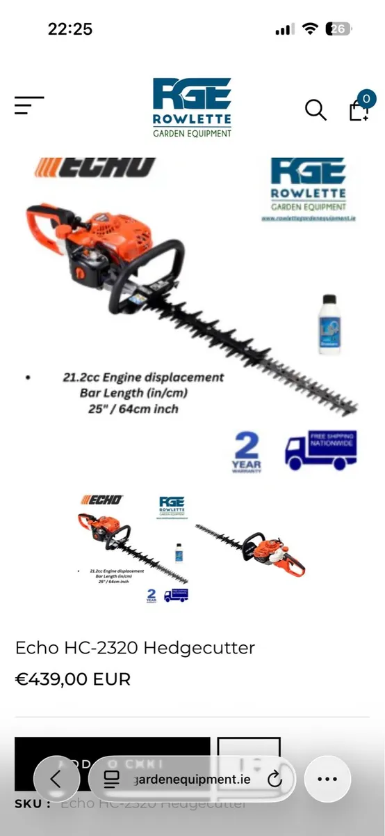Lawnmower strimmer hedge cutter - Image 4