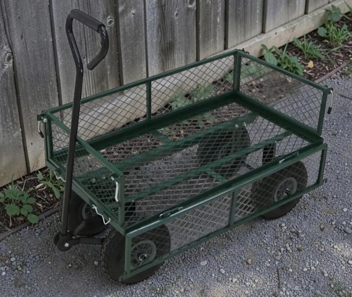 NEW Heavy Duty Metal Garden Trolley Cart 400kg - Image 1