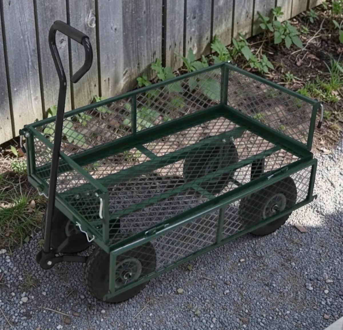 NEW Heavy Duty Metal Garden Trolley Cart 400kg - Image 2