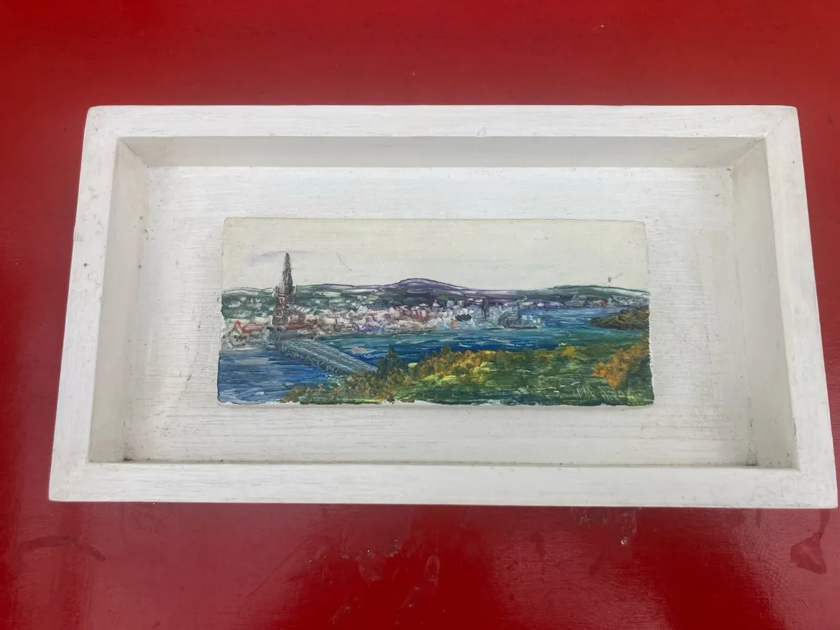 Oil painting Derry free postage - Image 1
