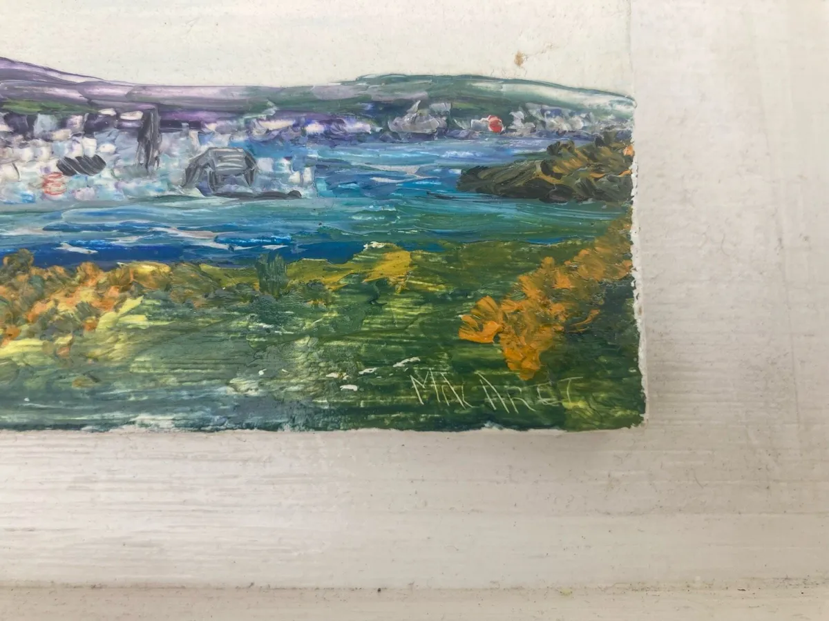 Oil painting Derry free postage - Image 2